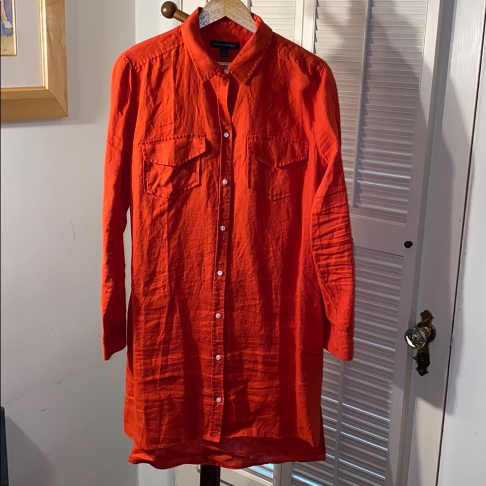 BANANA REPUBLIC LINEN TUNIC 12